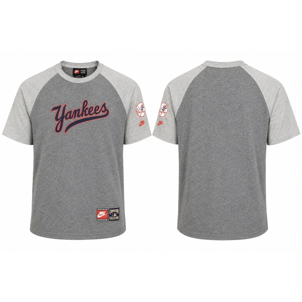 Vintage Nike Team Sports Yankees Cooperstown Collection Raglan T-Shirt Large